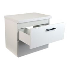 BPS-koupelny Koupelnová skříňka pod deskové umyvadlo Agria W 60-HD - bílá/bílá
