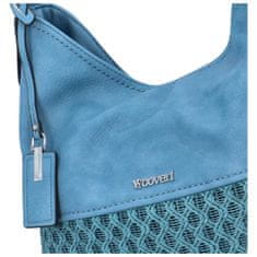 Coveri WORLD Trendová koženková kabelka na rameno Kitti, modrá