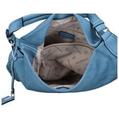 Coveri WORLD Trendová koženková kabelka na rameno Kitti, modrá