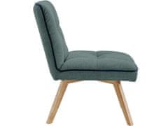 Danish Style Čalouněná židle Belaris, zelená