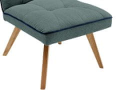 Danish Style Čalouněná židle Belaris, zelená