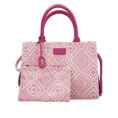 Dámská kabelka Q0762-31 růžová , velké kabelka , shopper