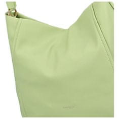 DIANA & CO Moderní dámská koženková kabelka Adita, zelená