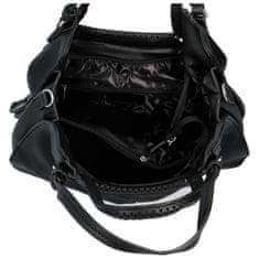 Coveri WORLD Praktická dámská koženková kabelka Tereza, černá
