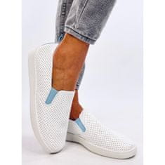 Tenisová obuv Jousse slip-on WHITE/BLUE velikost 36