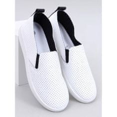 Tenisová obuv Jousse slip-on WHITE/BLACK velikost 36