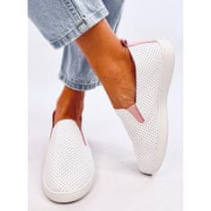 Tenisová obuv Jousse slip-on WHITE/PINK velikost 36
