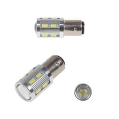 Stualarm LED BAZ15D bílá, 12SMD + 3W LED 10-30V (95C-BAZ15D-3) 2 ks