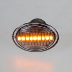 Stualarm LED dynamické blinkry Fiat 500, Ford KA oranžové (96FA01)