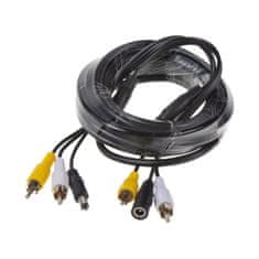 Stualarm RCA audio/video kabel, 5m (80343)