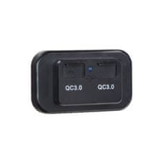 Stualarm 2x USB QC3.0 zásuvka 12/24V, montáž na povrch (34663)