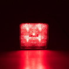 Stualarm Výstražné LED světlo vnější, červené, 12/24V (kf717red)