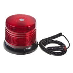 Stualarm LED maják, 12-24V, červený magnet ECE R10 (wl61red)