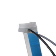 Stualarm LED silikonový extra plochý pásek modrý 12 V, 60 cm (LFT60slimblu)