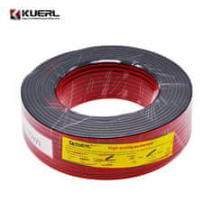 KUERL Kabel 2x0,75 mm, černočervený, 100 m bal (31207P)