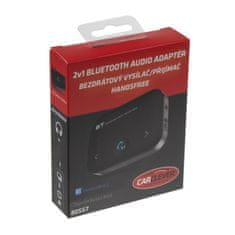 CARCLEVER 2in1 Bluetooth audio adaptér/HF/AUX výstupem/vstupem (80557)