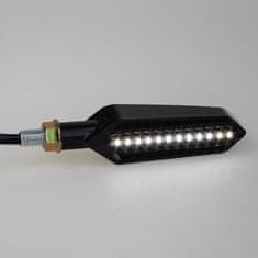 Stualarm LED dynamické blinkry + denní svícení pro motocykly (96MO08YW)