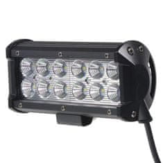 Stualarm LED světlo obdélníkové, 12x3W, 167x80x65mm (wl-822)