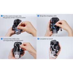 Stualarm Univerzální QI držák pro iPhone/Airpods/Apple watch motoricky ovládaný (rw-m5)