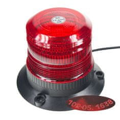 Stualarm Zábleskový maják, 12-24V, červený magnet, ECE R10 (wl19red)