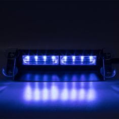 Stualarm PREDATOR LED vnitřní, 8x LED 3W, 12V, modrý (kf741blu)