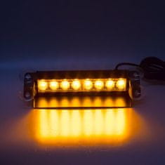 Stualarm PREDATOR LED vnitřní, 8x3W, 12-24V, oranžový, 240mm (kf750-2)