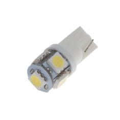 Stualarm x LED T10 bílá, 12V, 5LED/3SMD (95203) 2 ks