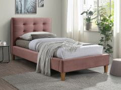 Signal Čalouněná postel TEXAS velvet růžová 90x200