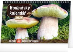 Stolní Houbařský kalendář 2025, 23,1 × 14,5 cm