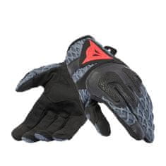 Dainese AIR-MAZE UNISEX letní lehké rukavice šedé/černé/červené vel.XXS