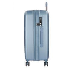 Joummabags MOVEM Wood Steel Blue, Skořepinový cestovní kufr, 75x52x32cm, 109L, 5319363 (large exp.)
