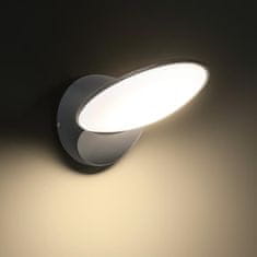 ACA ACA Lighting LED SMD venkovní nástěnné svítidlo 14W 630LM 110d 230V AC 3.000K tmavá šedá CRI80 IP54 30.000hod LG2332G