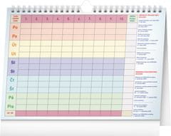 Presco Publishing Školní plánovací kalendář s háčkem 2025, 30 × 21 cm