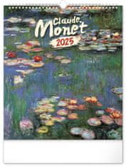 Presco Publishing Nástěnný kalendář Claude Monet 2025, 30 × 34 cm