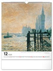 Grooters Nástěnný kalendář Claude Monet 2025, 30 × 34 cm