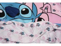 sarcia.eu Stitch and Andzia Disney Bavlněné povlečení, modrá a růžová sada povlečení 200x200 cm 