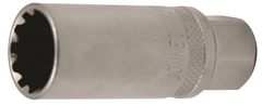 Jonnesway Hlavice na zapalovací svíčky, 3/8", 18mm, multiprofil - JONNESWAY S17H3418