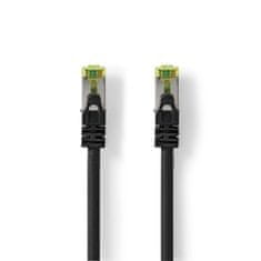Nedis Síťový kabel CAT7 | S/FTP | RJ45 samec | RJ45 samec | 1,00 m | Bez háčků | Kulatý | LSZH | Černá | Označení 