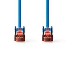 Nedis Síťový kabel CAT6 | RJ45 samec | RJ45 samec | S/FTP | 15,0 m | Kulatý | LSZH | Modrá | Označení 