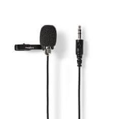 Nedis Mikrofon | Používá se pro: Desktop / Notebook / Smartphone / Tablet | Drátové | 1x 3,5 mm 