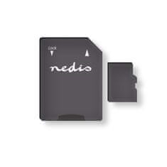 Nedis Paměťová karta | microSDHC | 32 GB | Rychlost zápisu: 90 MB/s | Rychlost čtení: 45 MB/s | UHS-I | SD adaptér součástí 