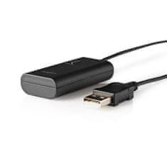 Nedis Bluetooth vysílač | Připojovací vstup: 1x AUX / 1x USB | SBC | Až 1 jednotka | Černá 
