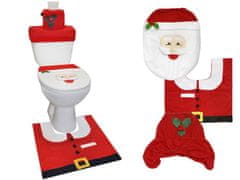 ISO Vánoční potah na toaletu Santa Claus