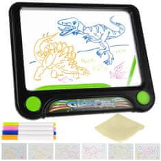 Kruzzel 16949 Kreslící tabulka s dinosaury