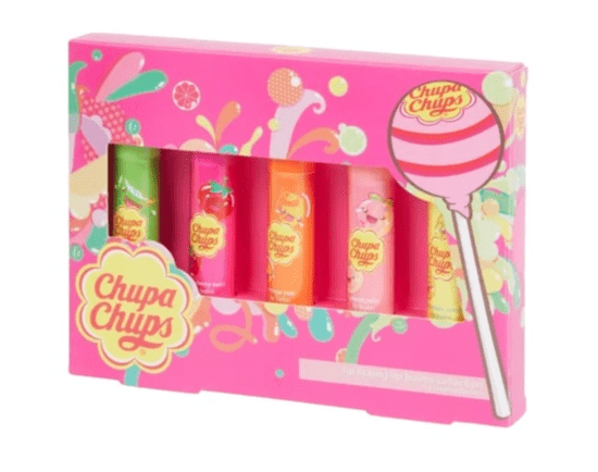 Chupa Chups  Lip Balm Lip Licking Collection - Kazeta balzám na rty 5 x 4 g