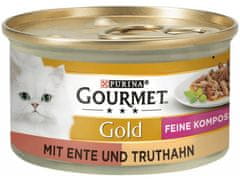 Purina Purina GOURMET Gold s kachním a krůtím 85 g