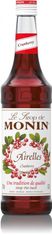 MONIN  Cranberry sirup brusinka 0,7 L DMT 2/2024