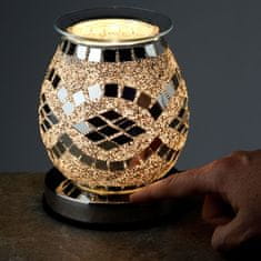 EDEN Elektrická dotyková aromalampa na vosk Diamantová zrcadlová mozaika