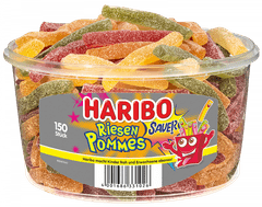 Haribo Riesen Pommes - kyselé barevné hranolky 1200g