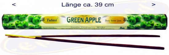 Tulasi  vonné tyčinky - Green Apple XL